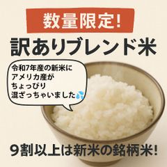 訳ありブレンド米 20kg 令和7年産新米 ｜コスパ◎ - メルカリ