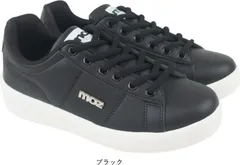 モズ moz スニーカー レディース 靴 おしゃれ かわいい シンプル 軽量 軽い クッション 厚底 通勤 通学 黒 ブラック ブランド armoz2961 ブラック
