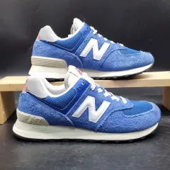 ニューバランス 574 ヘリテイジ ブルー レディーススニーカー 24センチ