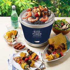 homecheery セラミック 七輪 バーベキュー BBQ アウトドア キャンプ 炭火 28cm 網焼き 焼き鳥 焼肉 防災 軽量 厨房 おしゃれ セット