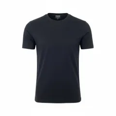 78L9 GIORGIO ARMANI ジョルジオアルマーニ 総カシミア ハイゲージ ニット セーター トップス クルーネック 50 ブラック カシミヤ100 メンズ 男性用u02t