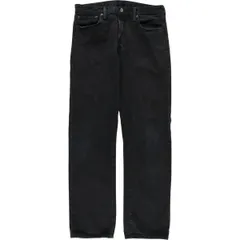 古着 リーバイス Levi's 501 ブラックデニム ストレートデニムパンツ メンズw34相当/eaa597523