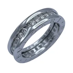 ブルガリ BVLGARI ビーゼロワンリング1バンド(S) ホワイトゴールド 750 ジュエリー