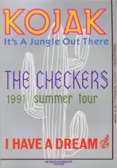 【中古】パンフレット ≪パンフレット(ライブ)≫ パンフ)KOJAK COLUMBO It’s A Jungle Out There THE CHECKERS 1991 SUMMER TOUR I HAVE A DREAM
