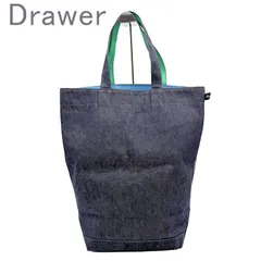 Drawer ドゥロワー ノベルティ デニム トートバッグ ネイビー 軽量