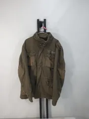 アバクロンビー m65 マウンテンパーカー アウター フリースファー裏地 ヴィンテージ フィールドジャケット カーキ L