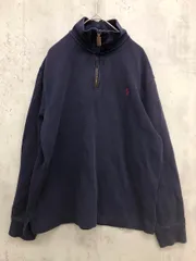 POLO RALPH LAUREN ポロ ラルフローレン ハーフジップ ワンポイント プルオーバー sizeM(175/96A)/紺 ◇■ メンズ