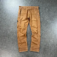 Johnbull Work Cargo Pants ジョンブル カーゴパンツ ワークパンツ ストレート 立体裁断 ブラウン 茶 メンズ
