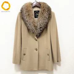 #wnc ラピーヌブランシュ LAPINE BLANCHE ジャケット 11 ベージュ リンクスファー ステッチ カシミア シルク使い レディース [975670]のサムネイル