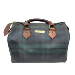 【中古品】POLO RALPH LAUREN ポロ・ラルフローレン CHECK MINI BOSTON BAG チェック ミニ ボストン バッグ カバン 鞄 【188-251209-ya-14-izu】
