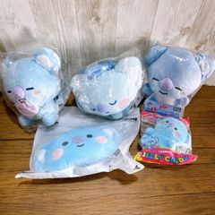BT21 KOYA 봉제인형 리스트 쿠션 마스코트 정리 5개 세트