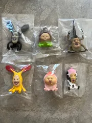 【6個セット】　こびとづかん おすわりマスコット　1 2 4 アラシクロバネ　タケノコビト　カブトヨソオイ　ホトケアカバネ　カクレモモジリ　シボリオオチチ　フィギュア　こびとずかん　こびと図鑑　小人図鑑　ガチャガチャ　ガチャ　ガシャポン　カプセルトイ