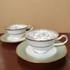 【美品】【ペア】ノリタケ ヨシノ 紅茶兼用 カップ&ソーサー