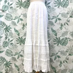 GR1257 spick&span ロングスカート ホワイト Fサイズ