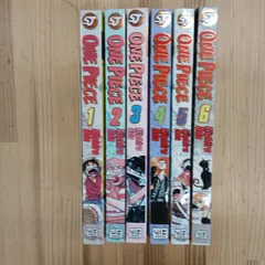 英語版　ONE PIECE（ワンピース）　1巻～6巻セット