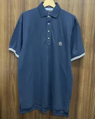 TOMMY HILFIGER GOLF/トミーヒルフィガー 半袖ポロシャツ オーバーサイズ ネイビー サイズS スリランカ製