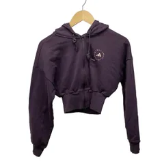 ADIDAS BY STELLA McCARTNEY(アディダスバイステラマッカートニー) パーカー サイズ2XS レディース美品  - パープル 長袖/ショート丈