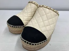 CHANEL／シャネル／BG33754／チェーン／マトラッセ レザー／サボサンダル／キルティングのサムネイル