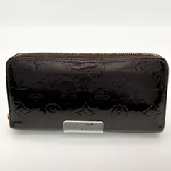 LOUIS VUITTON ヴィトン モノグラム・ヴェルニ M93522 ジッピー・ウォレット ラウンドファスナー長財布