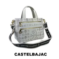 カステルバジャック　CASTELBAJAC　ミニドライビングトートバッグ　089551-1　シロ