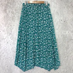 【 新品 タグ付き 】 ikka イッカ イレヘム プリーツスカート ターコイズブルー Mサイズ □〇のサムネイル