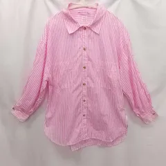Ungrid アングリッド ストライプルーズシャツ ピンク Ｆ ○□☆