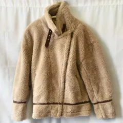 AZUL BY MOUSSY アズールバイマウジー ボアジャケット ブラウン Mサイズ ◇〇