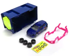 【中古】ミニカー 1/64 VW GOLF GTI #7(パープル×ブラック) 「MAJORETTE TUNE-UP’s SERIES #3 with NEON EFFECTS」 [212051018]