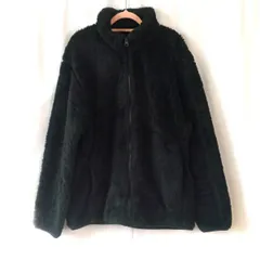 UNIQLO ユニクロ ファーリーフリースフルジップジャケット(長袖) 2021年モデル グリーン Lサイズ ◇〇