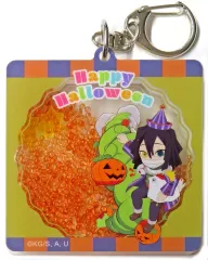 【中古】雑貨 伊黒小芭内 「鬼滅の刃×ufotable Cafe/マチ★アソビCAFE ハロウィンイベント2022 ランダムシャカシャカアクリルキーホルダーB」