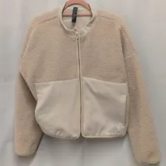 adidas アディダス キッズ用フリースジャケット ホワイト サイズ150 ◇〇