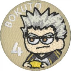ハイキュー　ジロリ 刺繍缶バッジ ハイキュー!! ジロリ 刺繍 缶バッジ 及川徹 - メルカリ