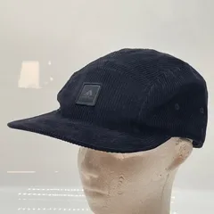 KO3672□アディダス ゴルフ コーデュロイ 5パネル キャップ ブラック フリーサイズ