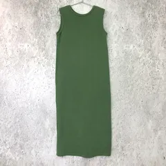 LOWRYS FARM ローリーズファーム カットスリット ノースリーブ ワンピース グリーン Fサイズ 〇◇