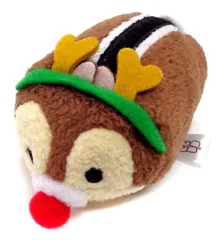 【中古】ぬいぐるみ チップ(トナカイ/クリスマス) ぬいぐるみ ミニ(S) 「ディズニー TSUM TSUM -ツムツム-」 ディズニーストア限定