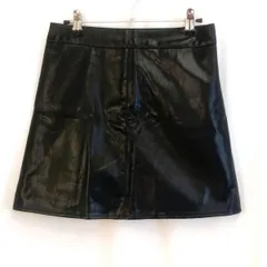 GRL グレイル レザー台形スカート ブラック Mサイズ ◇〇