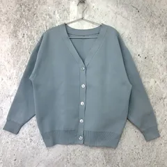 INGNI イング Vネック ニット カーディガン スモークブルー Mサイズ 〇◇