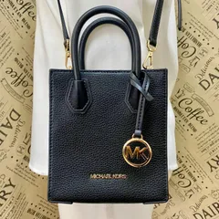 マイケルコース ハンド ショルダ ミニバッグ 革 黒スマホ 旅行 FZ17