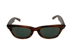 Ray-Ban (レイバン) WAYFARER ウェイファーラー サングラス ウェリントン型 グレーイエロー U.S.A 5022 べっ甲 メンズ/009