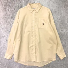 U.S. POLO ASSN. ユーエスポロアッスン ビッグシルエット シャツ アイボリー Fサイズ 〇□
