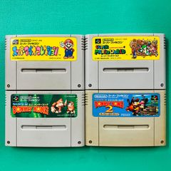 ジャンク品】スーパーファミコン ソフト 4本セット 動作未確認 まとめ