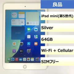 【良品】iPad mini (第5世代) Wi-Fi + Cellular/64GB/353178105414558