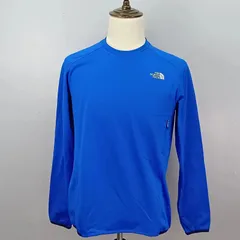 THE NORTH FACE　XLサイズ　カットソー　ロングスリーブ　サーマルバーサグリッドクルー　ブルー　ザノースフェイス