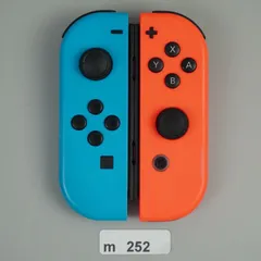 Nintendo Switch ジョイコン ネオンブルー ネオンレッド m252