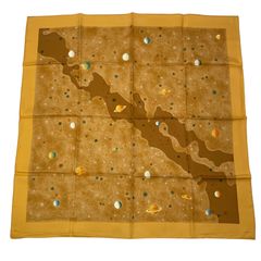 レア未使用HERMESエルメス90LAVOIELACTEE 天の川シルクスカーフ エルメス HERMES カレ90 LA VOIE LACTEE天の川 シルク - メルカリ