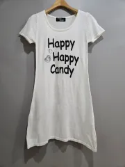 1+1 CECIL McBEE ) ハッピーキャンディ ニット 半袖 ONE PIECE M