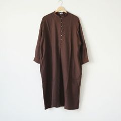 美品✨Babaghuri ババグーリ ウール天竺フェルト ワンピース ブラウン