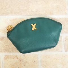 パブロピカソ黒のレザーがま口財布 ゴールドロゴ付き - メルカリ