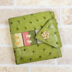 A.D.M.J. 長財布 クロコ型押し スワロフスキー ターコイズ A.D.M.J. 長財布 クロコ型押し スワロフスキー ターコイズ - メルカリ