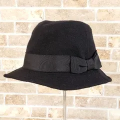 カシラ CA4LA ☆ ウール 中折れ ハット 帽子 日本製 ブラック 黒